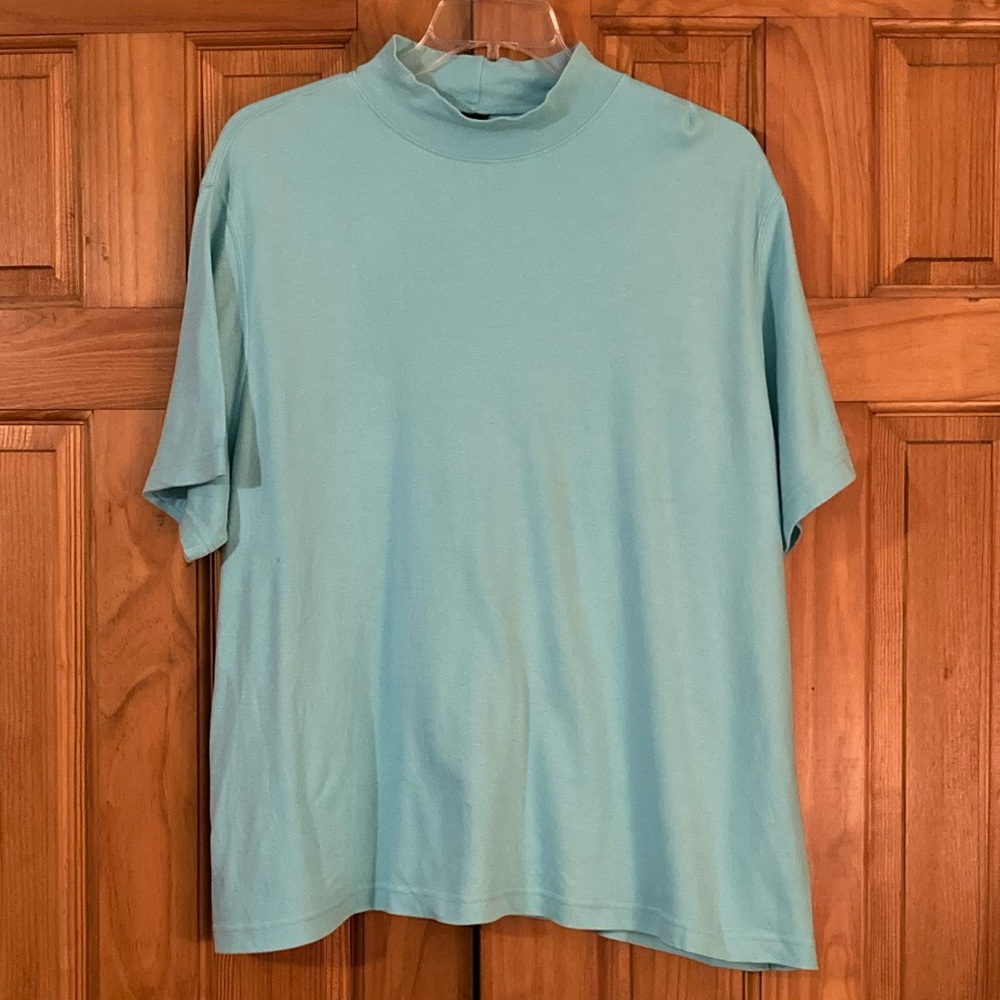 NWOT Vintage Lands' End Mock Neck Top Size 3X